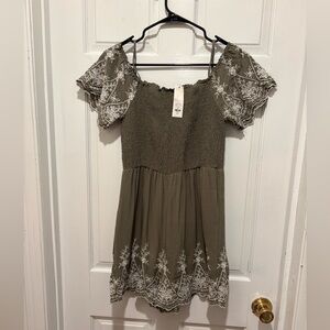 Blue Rain Textured romper